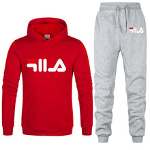Load image into Gallery viewer, Men's Tracksuit 2 sets of new fashion jacket sportswear men's sweatpants hoodies spring and autumn men's brand hoodies pants
