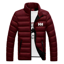Load image into Gallery viewer, 2019 Winter Coat Men Jacket Warm Cotton Jacket Coats Stand Collars Zippers Men Clothes HELLY HANSEN Mens Winter Jacket