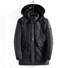 Load image into Gallery viewer, 2018 Winter Jacket Men Long Fur Collar Hooded Parka for Men Thick Warm Army Military Tactical Windproof Outerwear Sports Coat