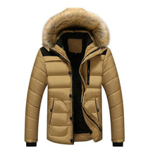 Load image into Gallery viewer, 2019 New Style Winter Jackets Men's Coats Male Parkas Casual Thick Outwear Hooded Fleece Jackets Warm Overcoats Mens Clothing