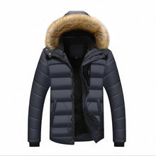 Load image into Gallery viewer, 2019 New Style Winter Jackets Men's Coats Male Parkas Casual Thick Outwear Hooded Fleece Jackets Warm Overcoats Mens Clothing