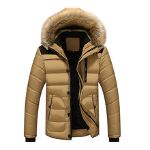 Load image into Gallery viewer, 2019 New Style Winter Jackets Men's Coats Male Parkas Casual Thick Outwear Hooded Fleece Jackets Warm Overcoats Mens Clothing