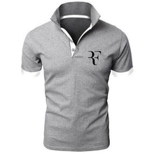 Load image into Gallery viewer, summer fashion Roger Federer perfect logo printed polo RF New men high quality social Polo shirts Polo Shirt for women and mens