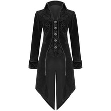 Load image into Gallery viewer, CYSINCOS 2019 Men Vintage Gothic Long Jacket Autumn Retro Cool  Costume Trench Coat Steampunk Tailcoat Button Coat Male