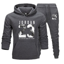Load image into Gallery viewer, New 2019 Fashion Brand JORDAN 23 Men Sportswear Print Men Hoodies Pullover Hip Hop Women Hoodie+Pants Sporting Suit Male 2-piec