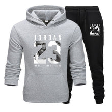 Load image into Gallery viewer, New 2019 Fashion Brand JORDAN 23 Men Sportswear Print Men Hoodies Pullover Hip Hop Women Hoodie+Pants Sporting Suit Male 2-piec