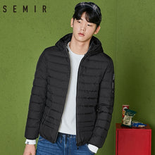 Load image into Gallery viewer, SEMIR Down Jacket 2019 Winter New Men Korean Version Short Windproof Warm Jacket Fashion Student Casual Male Outwear Jackets