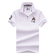Load image into Gallery viewer, Men's POLO Shirts Brand Cotton Short Sleeve Camisas  solid embroidery Polo Summer Stand Collar Male Polo Shirt plus size S- 7XL