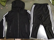 Load image into Gallery viewer, 2018 Spring Stripe Female Tracksuit Long Sleeve Hoodies Outfits Two Piece Set Sweatshirts + Pants Suits Zipper Clothing Sets