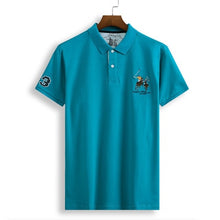 Load image into Gallery viewer, Men's POLO Shirts Brand Cotton Short Sleeve Camisas  solid embroidery Polo Summer Stand Collar Male Polo Shirt plus size S- 7XL