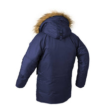 Load image into Gallery viewer, 2018 Winter N3B puffer jacket men long canada coat military fur hood warm trench camouflage tactical bomber army korean parka