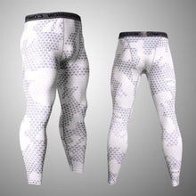 Load image into Gallery viewer, 2 Piece Tracksuit Men Compression MMA Long sleeve t shirt Rashgard kit Camouflage  Sweatshirt+leggings Fitness Thermal underwear