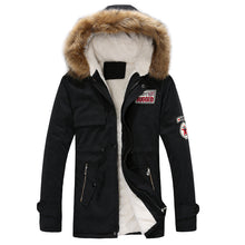 Load image into Gallery viewer, Winter Parka Men Coats 2018 Thick Warm Jacket Men Cotton Hooded Outwear Warm Coat Top Plus Velvet Couple Cotton Parka Coat