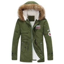 Load image into Gallery viewer, Winter Parka Men Coats 2018 Thick Warm Jacket Men Cotton Hooded Outwear Warm Coat Top Plus Velvet Couple Cotton Parka Coat