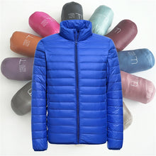 Load image into Gallery viewer, 2018 New Mens Ultralight Jacket Casual Autumn Winter White Duck Down Windbreaker Overcoat Warm Parka Male Coat Fashion Outerwear
