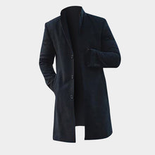 Load image into Gallery viewer, British Style Men's Long Jackets Coats Classic Jackets Trench Winter Clothes Solid Slim Fit Gentleman Outwear Hombre Masculino