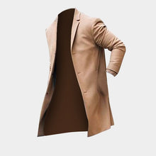 Load image into Gallery viewer, British Style Men's Long Jackets Coats Classic Jackets Trench Winter Clothes Solid Slim Fit Gentleman Outwear Hombre Masculino