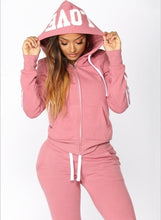 Load image into Gallery viewer, Tracksuit Women Two Piece Set Hoodies Pant Clothing Warm Women Ladies Tracksuit Set 2pcs Top Pants Suit Female Conjunto Feminino