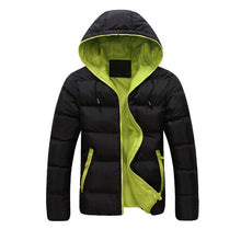 Load image into Gallery viewer, 2019 New Fashion Men's Winter Warm Jacket Hooded Slim Casual Coat Cotton-padded Jacket Parka Overcoat Hoodie Thick Coat