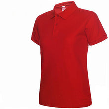 Load image into Gallery viewer, Summer Fashion Polo Shirt Women New Casual Short Sleeve Slim Polos Mujer Shirts Tops Plus Size Female Cotton Polo Shirt