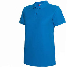 Load image into Gallery viewer, Summer Fashion Polo Shirt Women New Casual Short Sleeve Slim Polos Mujer Shirts Tops Plus Size Female Cotton Polo Shirt