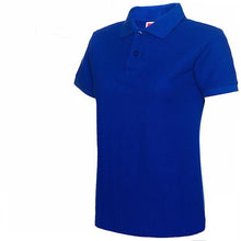 Load image into Gallery viewer, Summer Fashion Polo Shirt Women New Casual Short Sleeve Slim Polos Mujer Shirts Tops Plus Size Female Cotton Polo Shirt