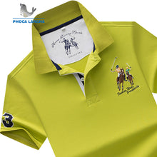 Load image into Gallery viewer, Men's POLO Shirts Brand Cotton Short Sleeve Camisas  solid embroidery Polo Summer Stand Collar Male Polo Shirt plus size S- 7XL