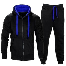 Load image into Gallery viewer, Adisputent Tracksuit Men 2019 Autumn Sportwear Fashion Mens Hip Hop Set 2PC Zipper Hooded Sweatshirt Jacket+Pant  Suit