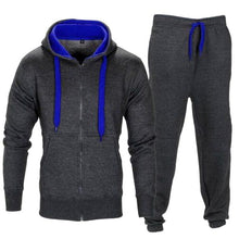 Load image into Gallery viewer, Adisputent Tracksuit Men 2019 Autumn Sportwear Fashion Mens Hip Hop Set 2PC Zipper Hooded Sweatshirt Jacket+Pant  Suit