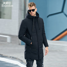 Load image into Gallery viewer, Enjeolon Brand Winter Jacket Men Long Parka Jacket Thick Hat Parka Coat Men Quilted Winter Jacket Coat 3XL Clothes MF0060
