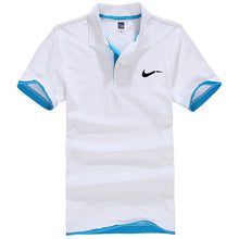 Load image into Gallery viewer, New men's polo shirts high-quality cotton short-sleeved shirts breathable solid polo shirts summer casual business men's wear