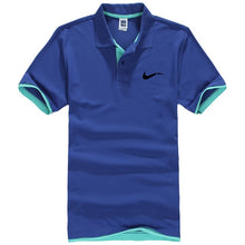 Load image into Gallery viewer, New men's polo shirts high-quality cotton short-sleeved shirts breathable solid polo shirts summer casual business men's wear