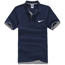 Load image into Gallery viewer, New men's polo shirts high-quality cotton short-sleeved shirts breathable solid polo shirts summer casual business men's wear