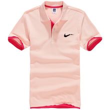 Load image into Gallery viewer, New men's polo shirts high-quality cotton short-sleeved shirts breathable solid polo shirts summer casual business men's wear