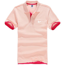 Load image into Gallery viewer, New men's polo shirts high-quality cotton short-sleeved shirts breathable solid polo shirts summer casual business men's wear