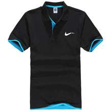 Load image into Gallery viewer, New men's polo shirts high-quality cotton short-sleeved shirts breathable solid polo shirts summer casual business men's wear