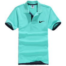 Load image into Gallery viewer, New men's polo shirts high-quality cotton short-sleeved shirts breathable solid polo shirts summer casual business men's wear