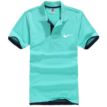 Load image into Gallery viewer, New men's polo shirts high-quality cotton short-sleeved shirts breathable solid polo shirts summer casual business men's wear