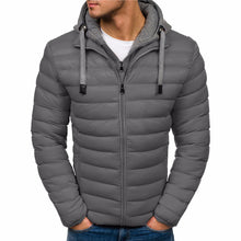 Load image into Gallery viewer, ZOGAA Brand Men Autumn Winter Jacket Coat Casual Brand Hooded Coat Men Parka Cotton Overcoat Warm Clothes Streetwear Men Parkas