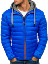 Load image into Gallery viewer, ZOGAA Brand Men Autumn Winter Jacket Coat Casual Brand Hooded Coat Men Parka Cotton Overcoat Warm Clothes Streetwear Men Parkas