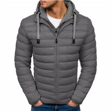 Load image into Gallery viewer, ZOGAA Brand Men Autumn Winter Jacket Coat Casual Brand Hooded Coat Men Parka Cotton Overcoat Warm Clothes Streetwear Men Parkas