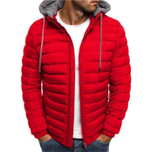 Load image into Gallery viewer, ZOGAA Brand Men Autumn Winter Jacket Coat Casual Brand Hooded Coat Men Parka Cotton Overcoat Warm Clothes Streetwear Men Parkas