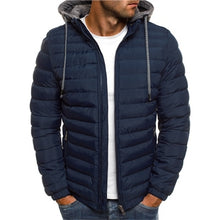 Load image into Gallery viewer, ZOGAA Brand Men Autumn Winter Jacket Coat Casual Brand Hooded Coat Men Parka Cotton Overcoat Warm Clothes Streetwear Men Parkas