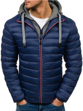 Load image into Gallery viewer, ZOGAA Brand Men Autumn Winter Jacket Coat Casual Brand Hooded Coat Men Parka Cotton Overcoat Warm Clothes Streetwear Men Parkas