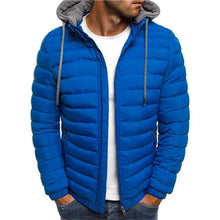 Load image into Gallery viewer, ZOGAA Brand Men Autumn Winter Jacket Coat Casual Brand Hooded Coat Men Parka Cotton Overcoat Warm Clothes Streetwear Men Parkas