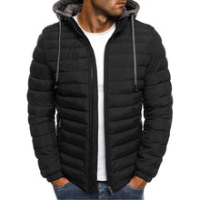 Load image into Gallery viewer, ZOGAA Brand Men Autumn Winter Jacket Coat Casual Brand Hooded Coat Men Parka Cotton Overcoat Warm Clothes Streetwear Men Parkas