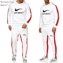 Load image into Gallery viewer, New 2019 Brand Tracksuit Men Thermal Men Sportswear Sets Fleece Thick Hoodie+Pants Sporting Suit Casual Sweatshirts Sport Suit
