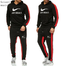 Load image into Gallery viewer, New 2019 Brand Tracksuit Men Thermal Men Sportswear Sets Fleece Thick Hoodie+Pants Sporting Suit Casual Sweatshirts Sport Suit