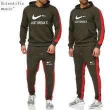 Load image into Gallery viewer, New 2019 Brand Tracksuit Men Thermal Men Sportswear Sets Fleece Thick Hoodie+Pants Sporting Suit Casual Sweatshirts Sport Suit
