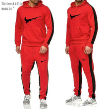 Load image into Gallery viewer, New 2019 Brand Tracksuit Men Thermal Men Sportswear Sets Fleece Thick Hoodie+Pants Sporting Suit Casual Sweatshirts Sport Suit